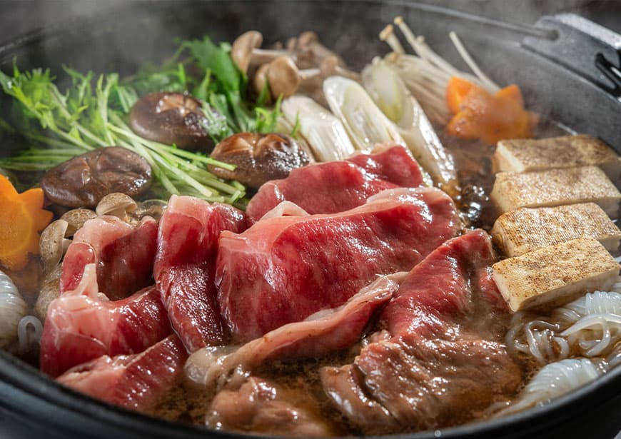 【極み会席】1泊2食　Ａ5ランクの松阪牛を味わう、松阪牛至福のすき焼きコース