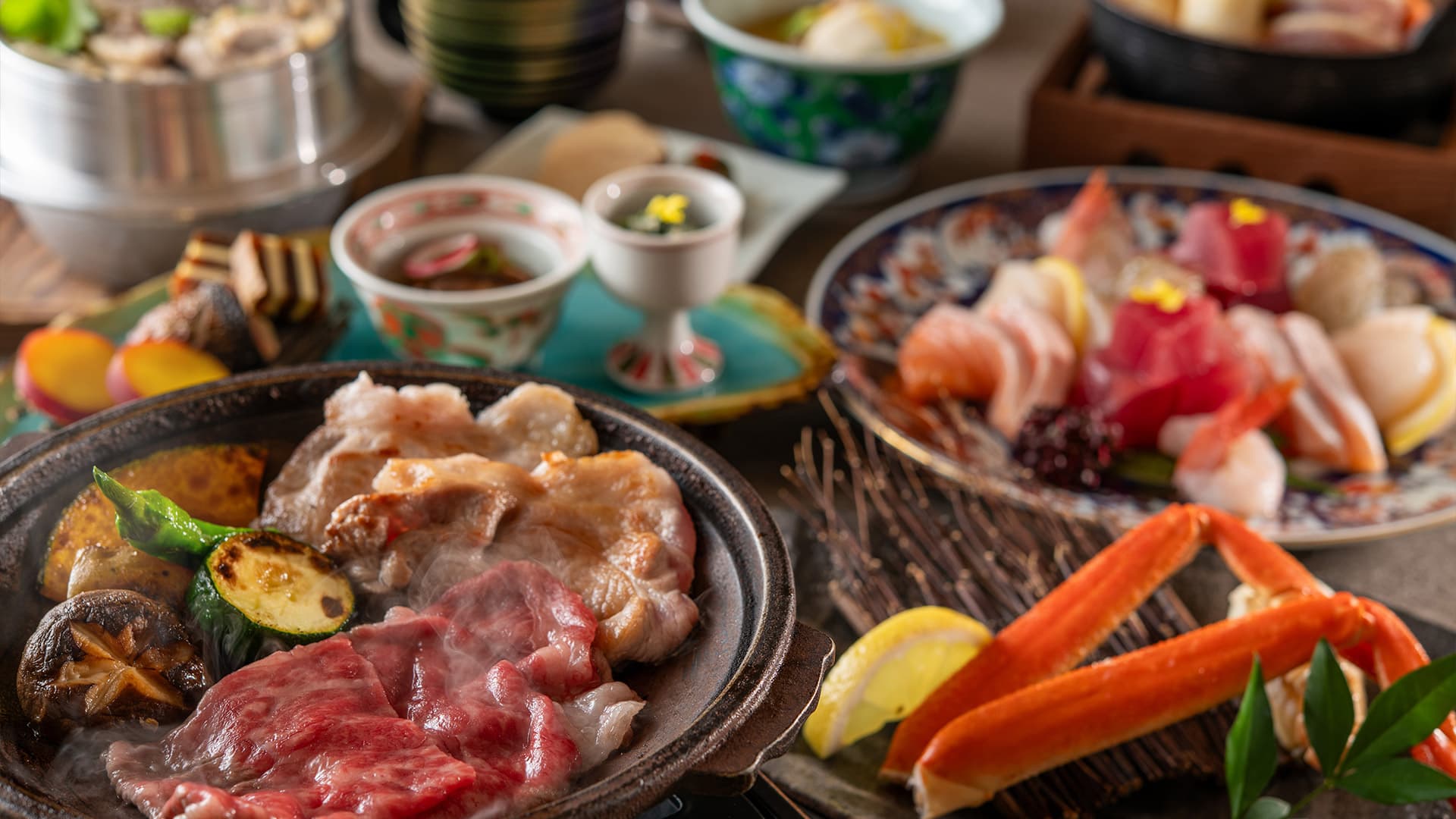 秋の味覚を郷土料理と創作会席で味わう