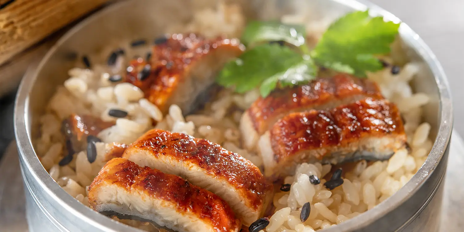 季節の恵み会席_食事_鰻の釜飯