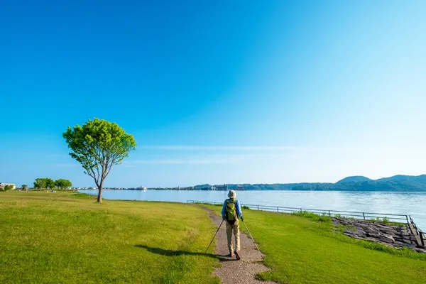 Nordic walking pole rental