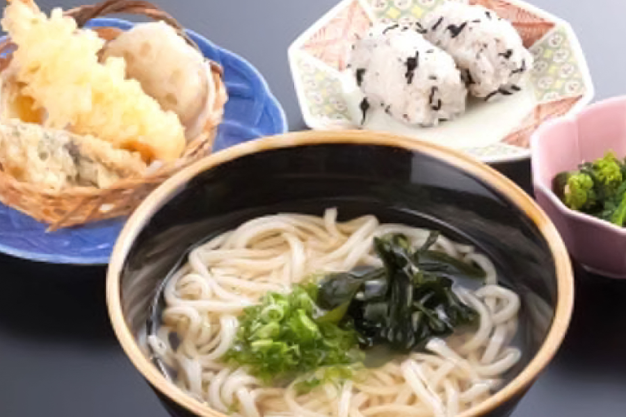 天婦羅うどん定食