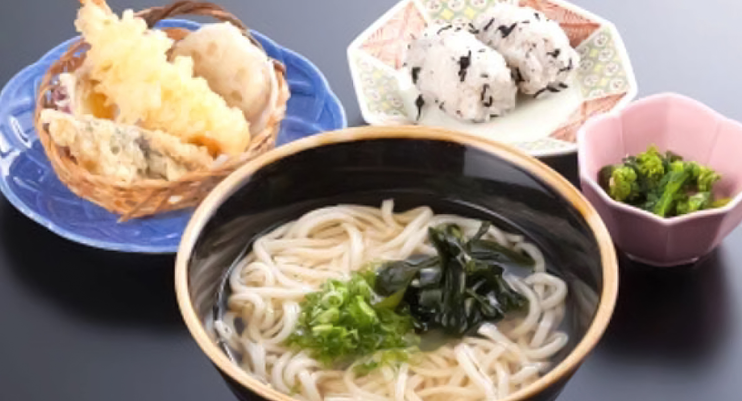 天婦羅うどん定食