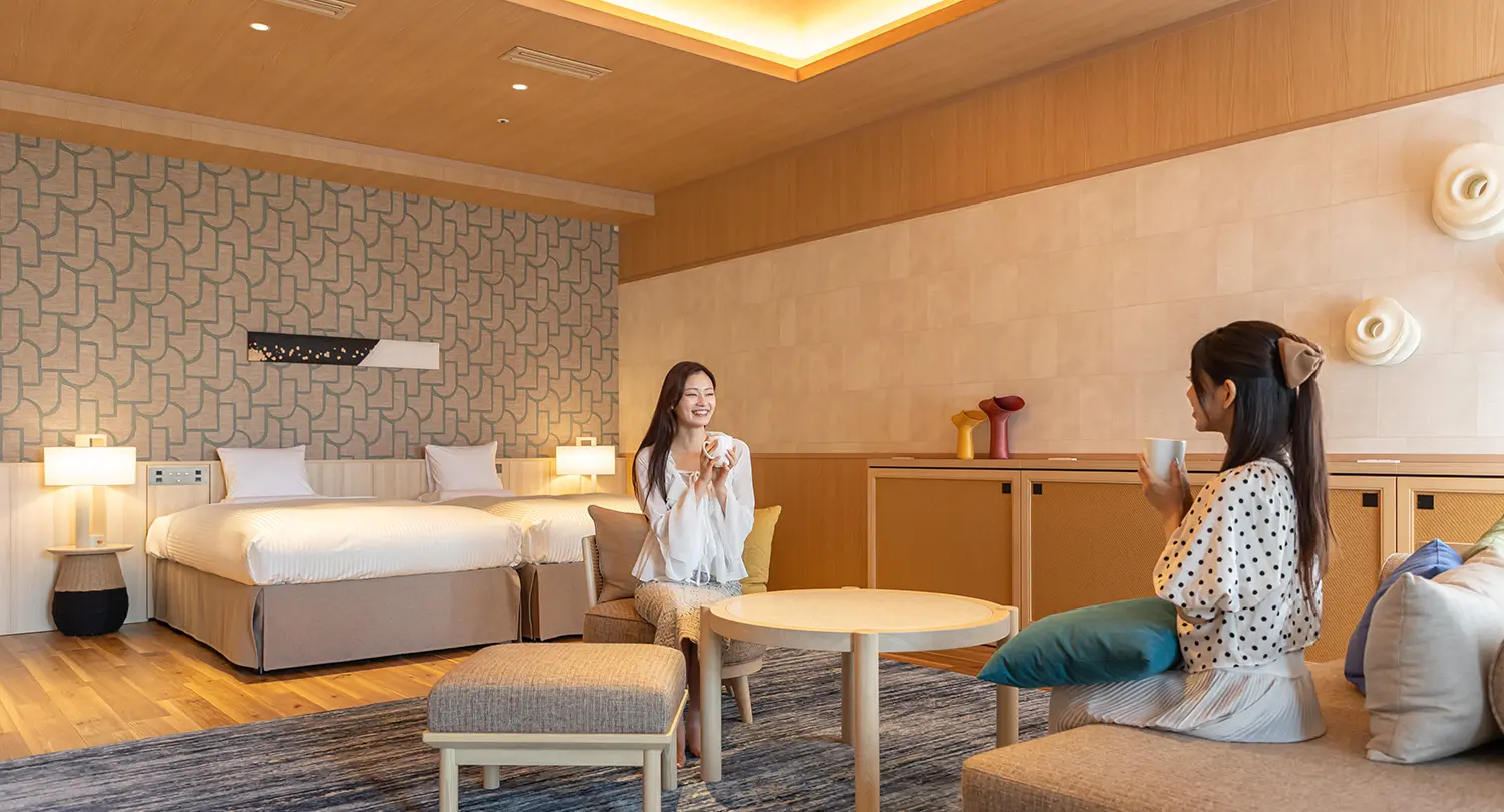 【Hot springs Premium Room with Semi-Open-Air Bath