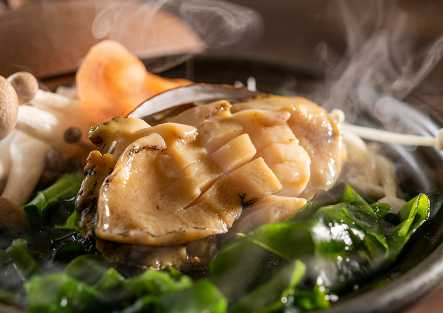 Special order_Steamed abalone with sake