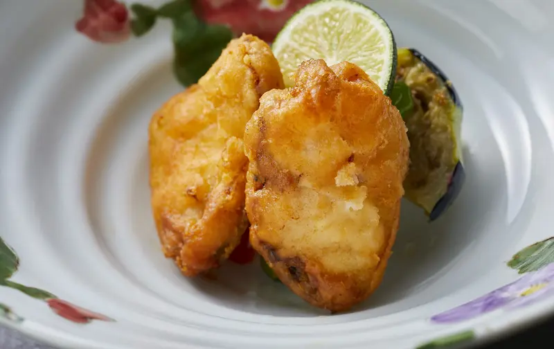 Octopus tempura
