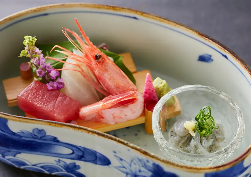 【土地の恵み会席】季節を感じる多彩なお料理の数々を愉しむ