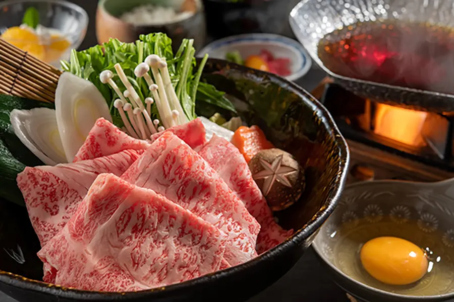 神戸牛肉すきランチ