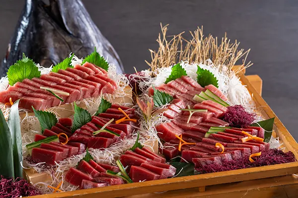 本まぐろの刺身