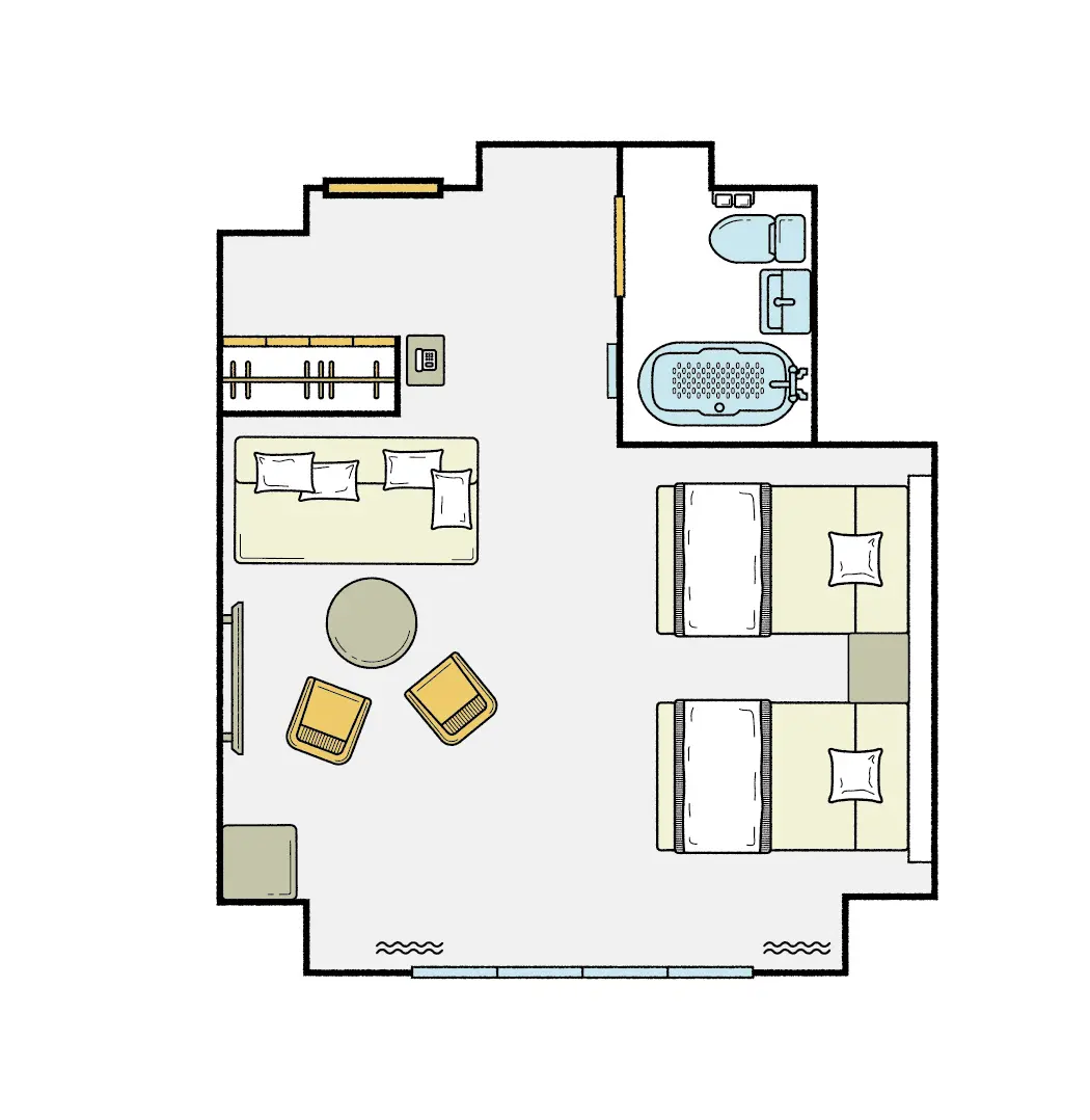 客室レイアウト