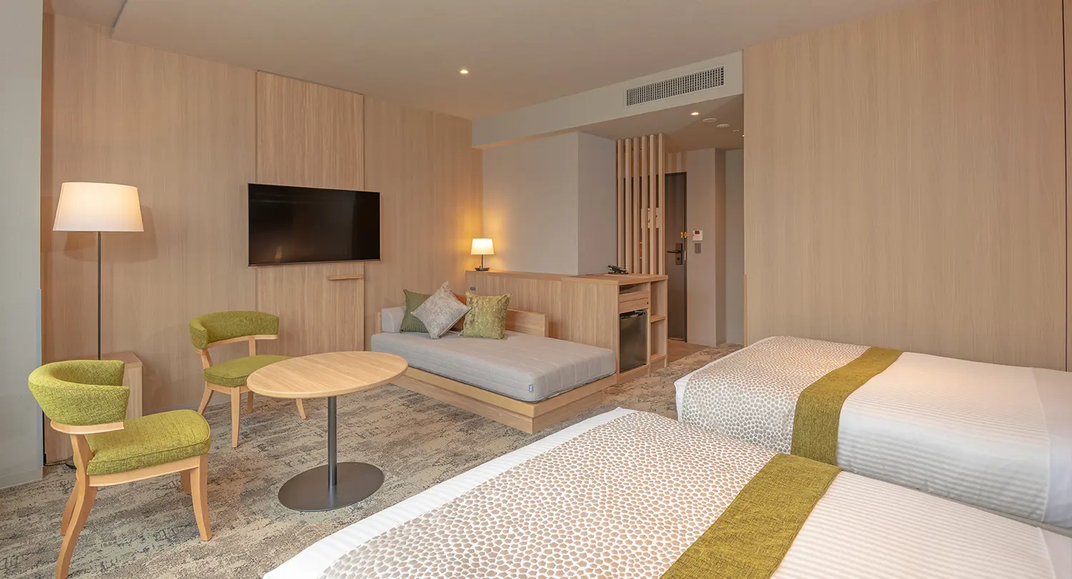 スーペリアルーム「山岳リゾート + リラックス & ナチュラル」