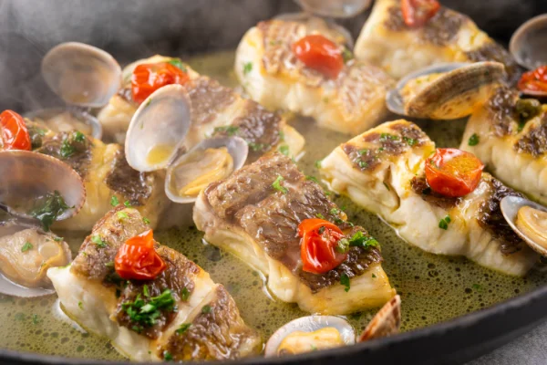 Aqua Pazza of Sakura Sea Bream from Amakusa, Kumamoto