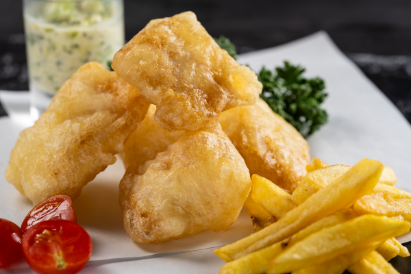 揚げたてフィッシュアンドチップス