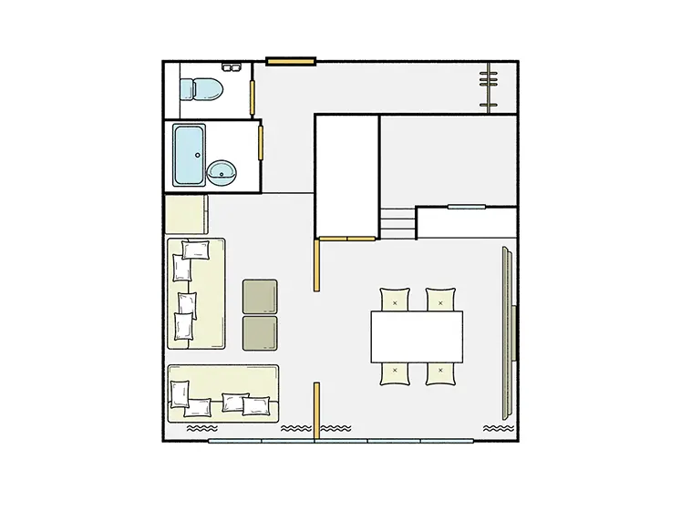 客室レイアウト