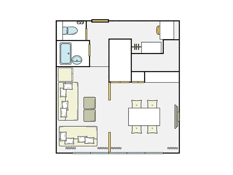 客室レイアウト