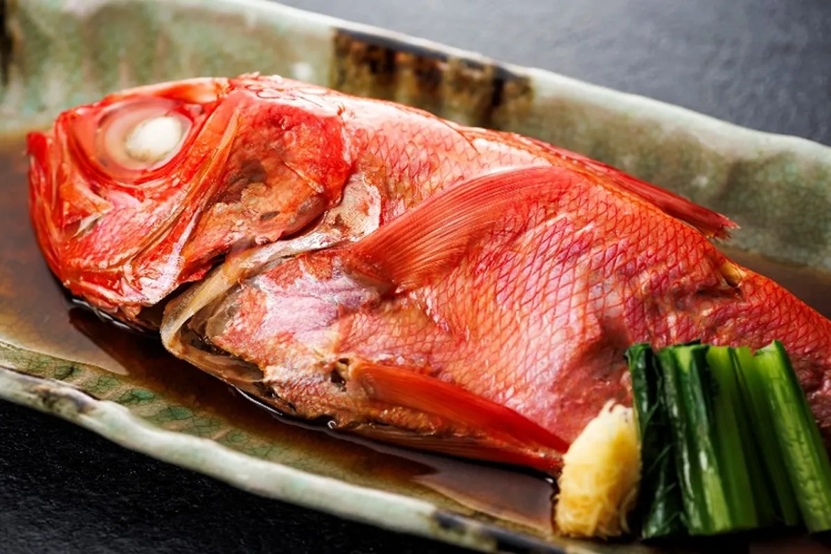 地金目鯛の煮付け