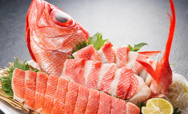 本地金鯛魚刺身