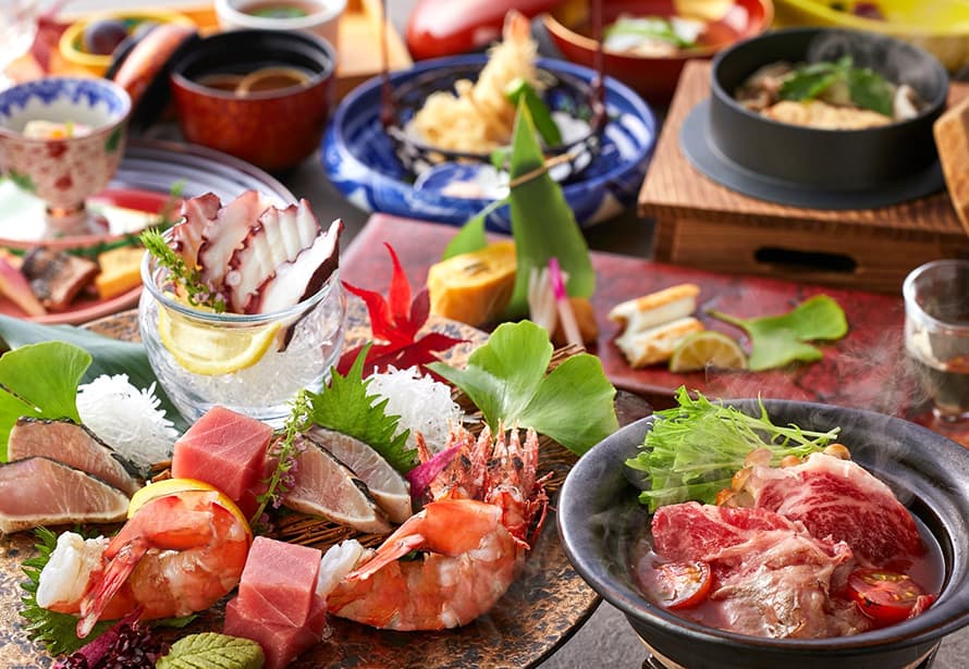 [Special Kaiseki] Enjoy hospitality with dishes incorporating the seasonal flavors of Awajishima