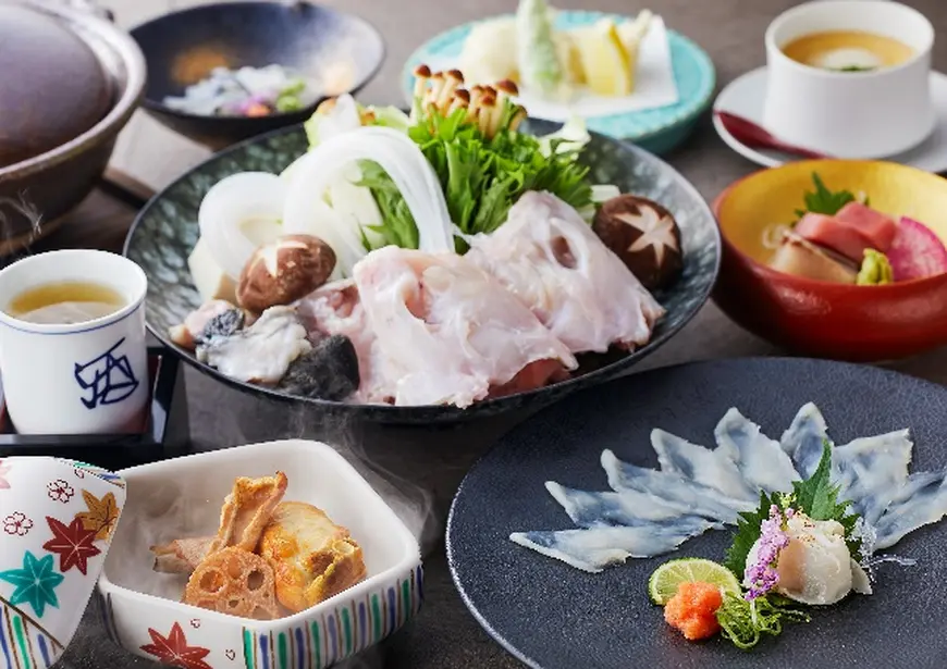 【極み会席】淡路島三年とらふぐを使用した料理長おすすめ会席