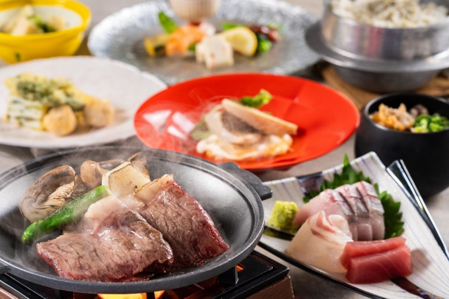おおいた和牛焼きしゃぶ会席