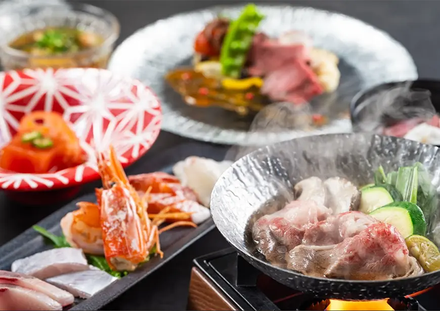 大分和牛烤涮鍋懷石套餐