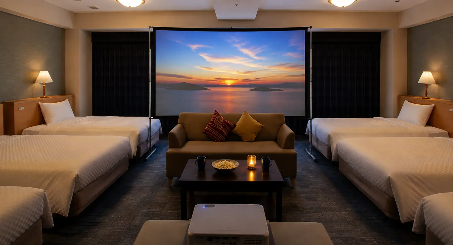 Portable screen usage image