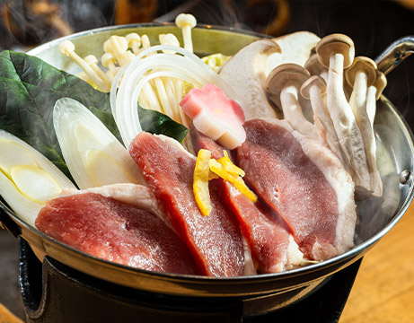 Duck sukiyaki hot pot