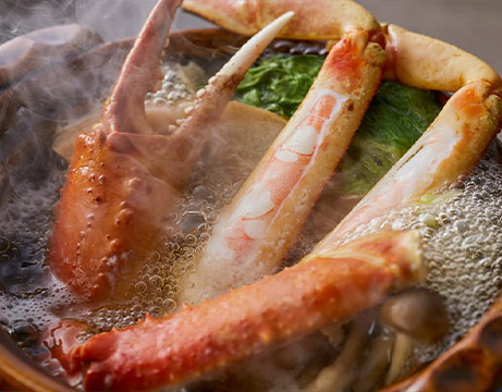 Snow crab sukiyaki