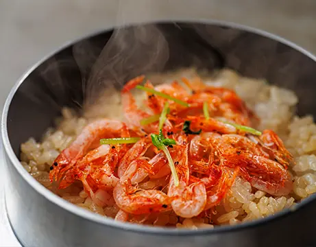 桜海老の釜飯