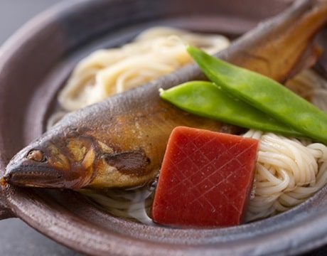 鮎素麺