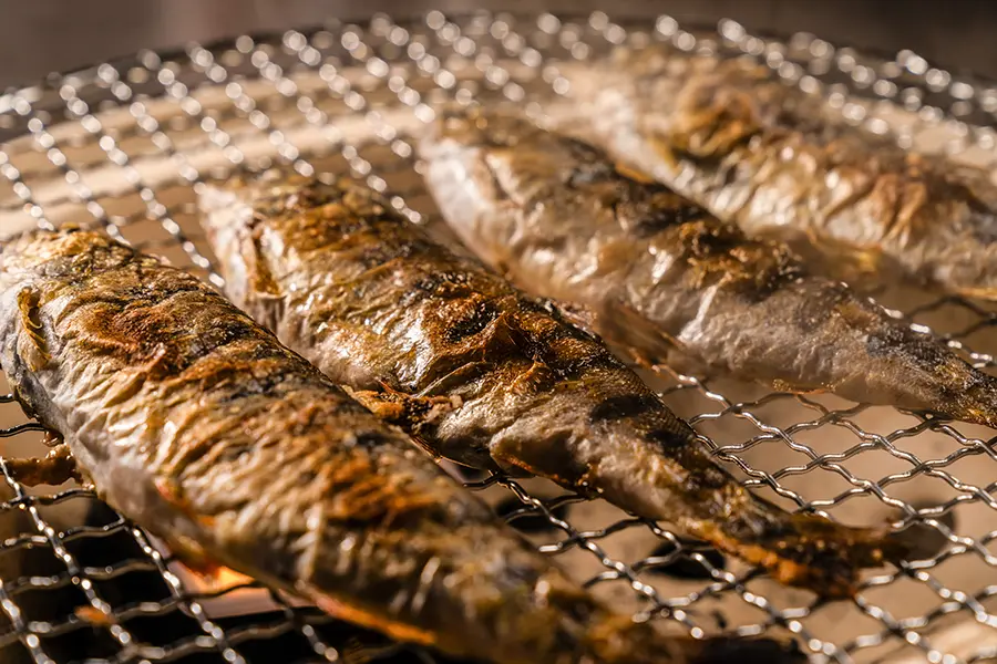 岩魚の姿焼き焦がしバター醤油※ライブキッチン