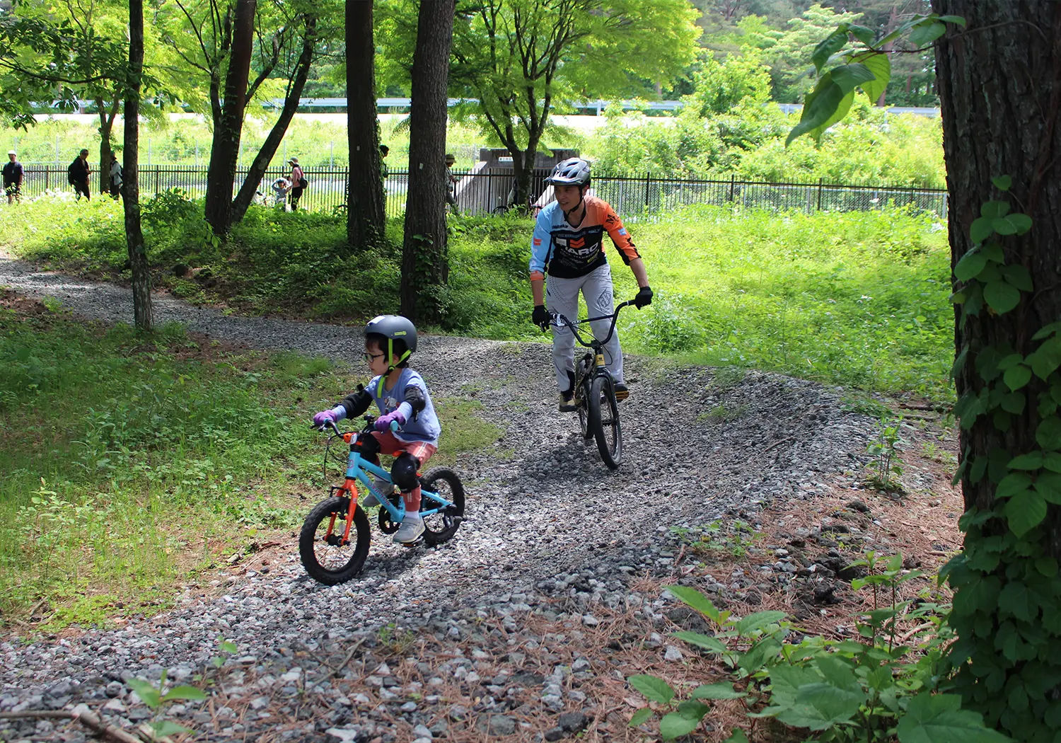 富士の森でマウンテンバイク体験