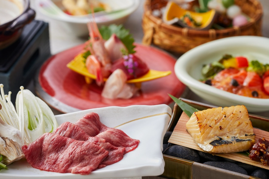 土地の恵み会席