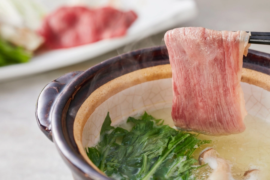 土地の恵み会席_台物_若狭牛しゃぶしゃぶ_22