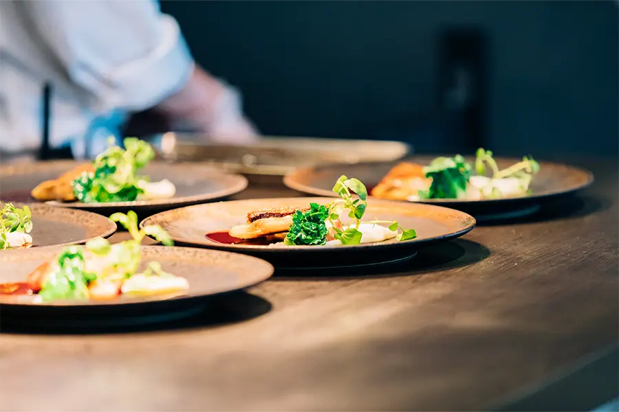 お食事はフリーオーダースタイル