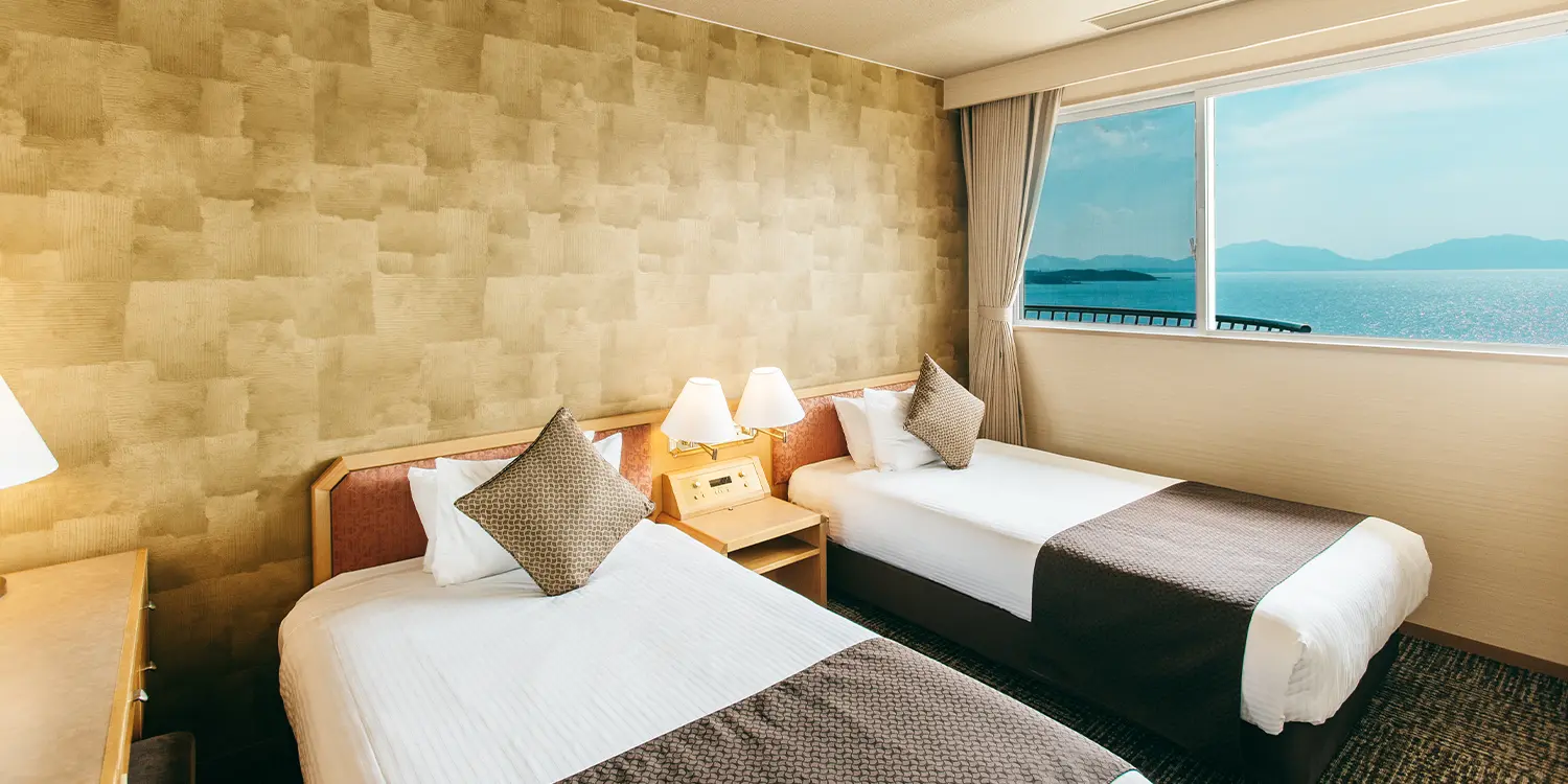 【オーシャンビュー】和洋室（バス付）／51平米