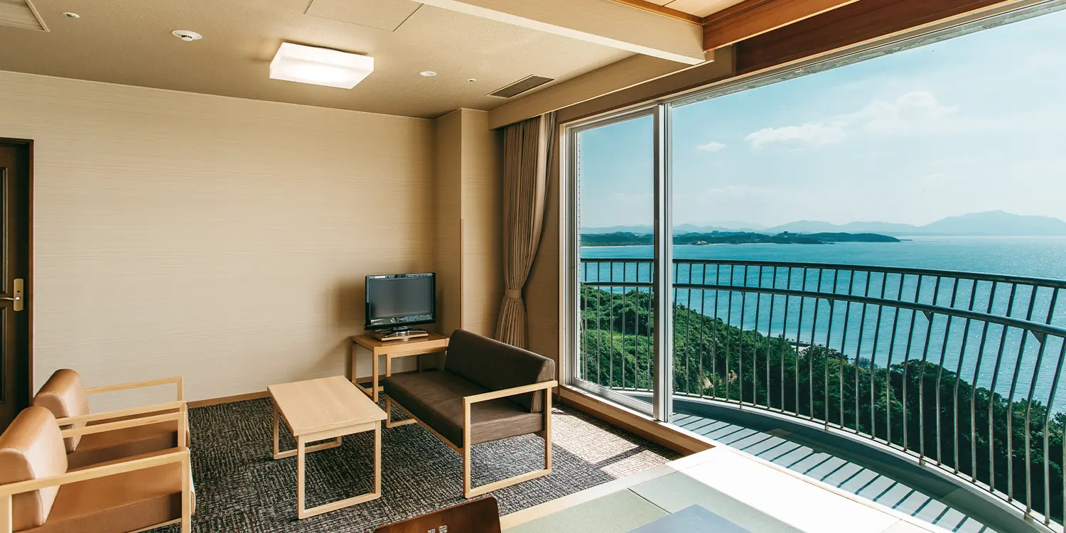 【オーシャンビュー】和洋室（バス付）／51平米