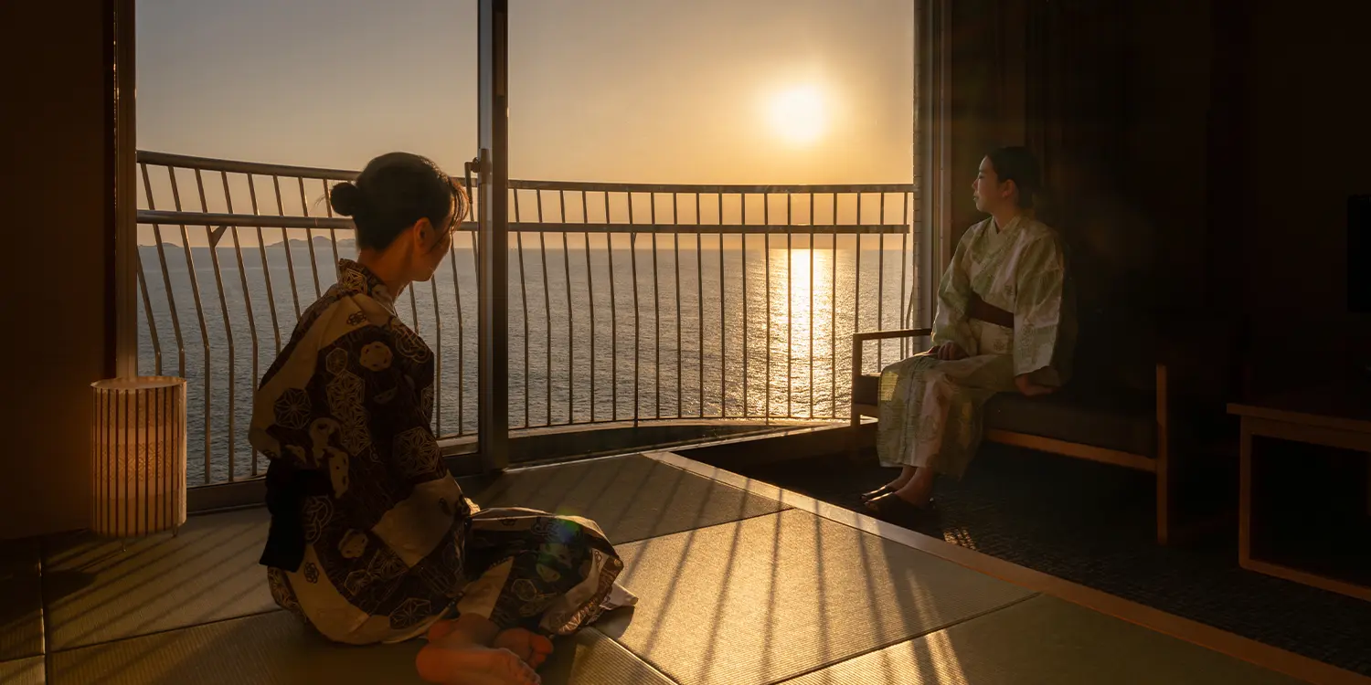 【オーシャンビュー】和洋室（バス付）／51平米