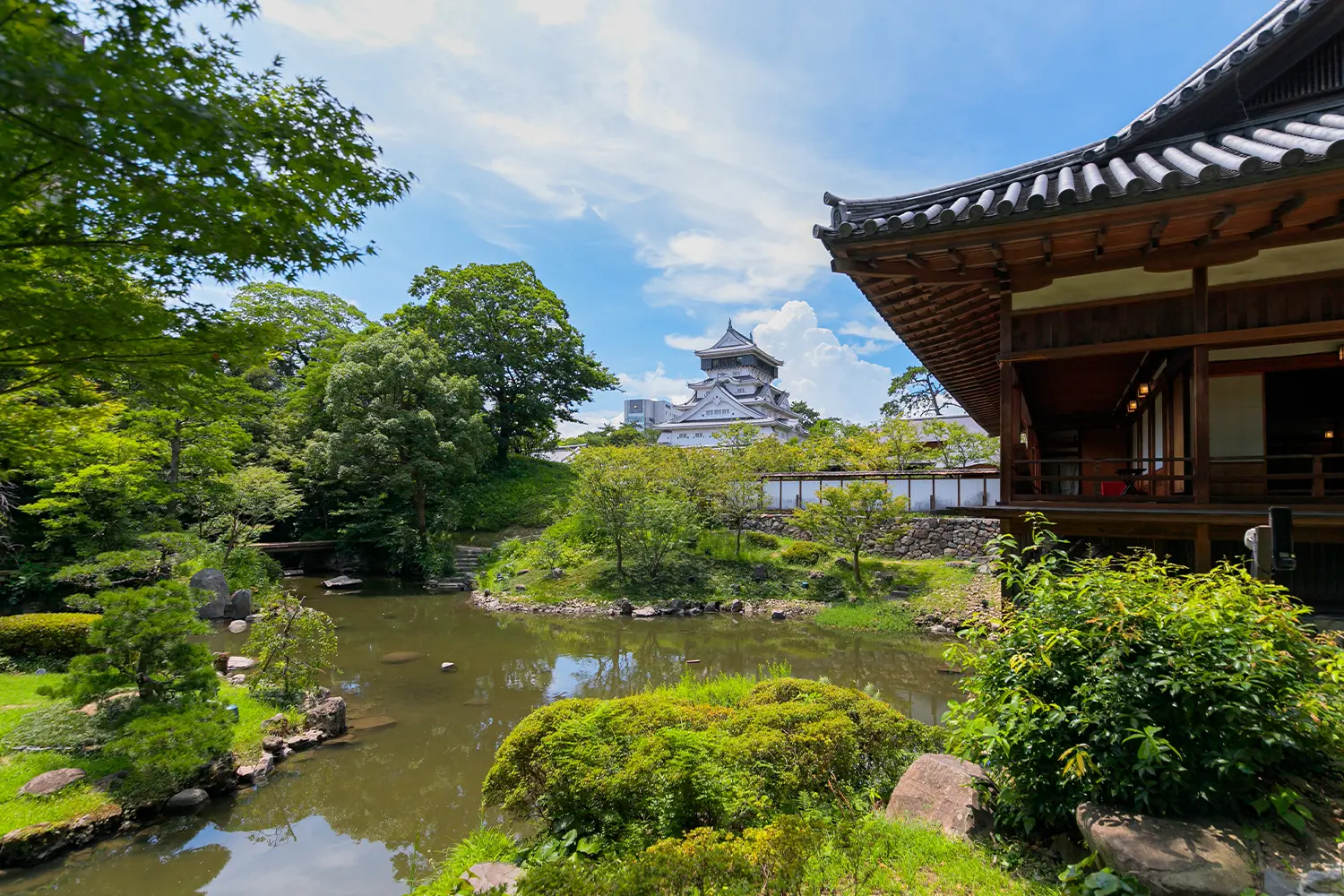 小倉城、小倉城庭園で歴史を感じる