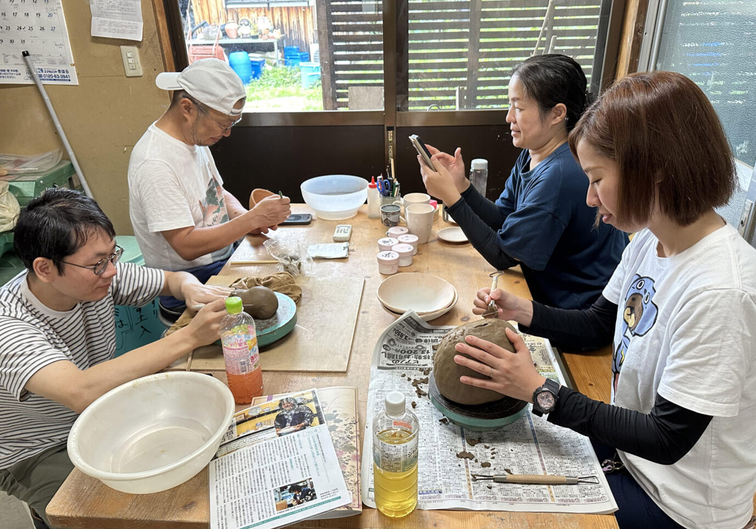 再興湖東焼　一志郎窯　湖東焼陶芸体験