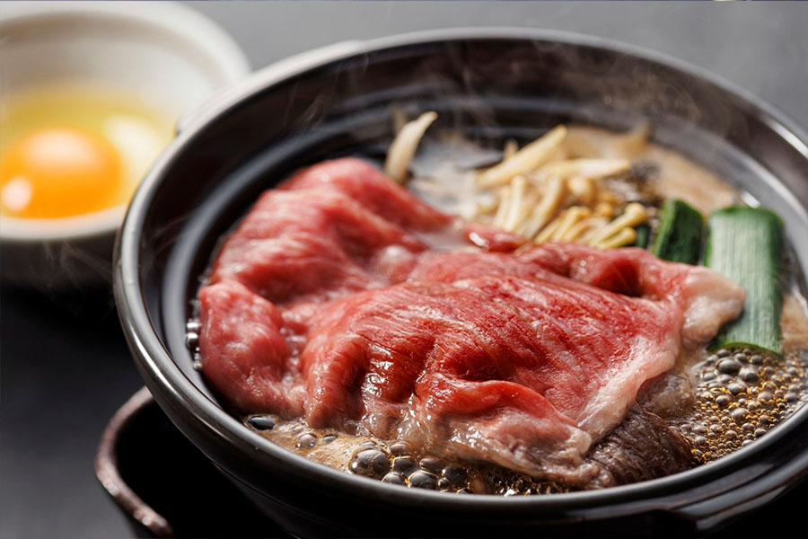 【土地の恵み会席】選べるメイン・近江牛すき焼き又は近江牛しゃぶしゃぶ