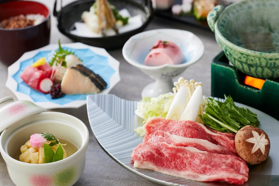 【季節の会席】近江牛と旬の食材を愉しむ会席