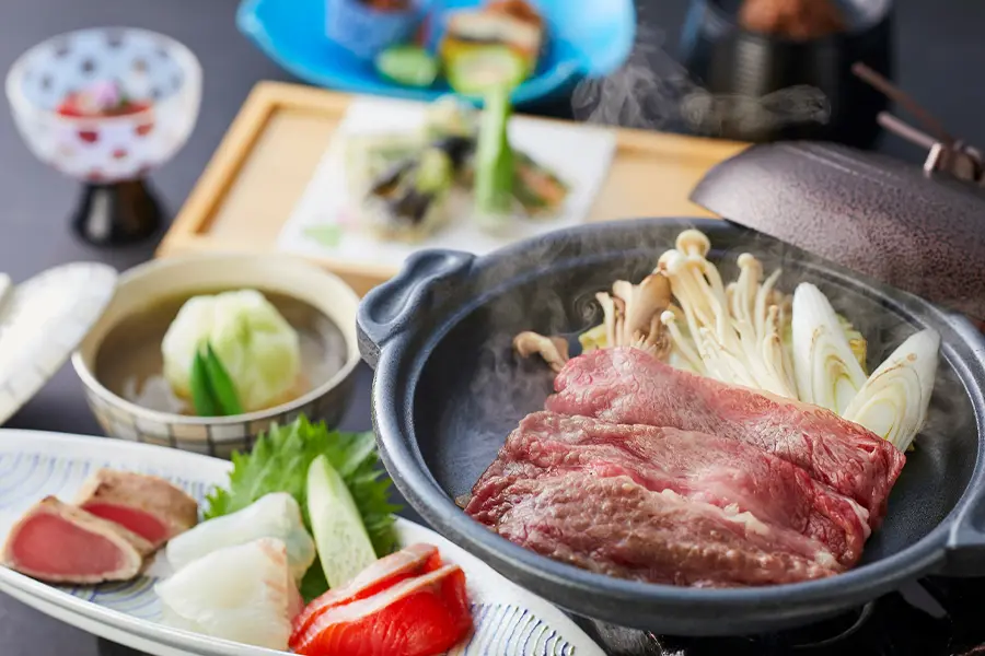 [時令懷石料理] 可以享用近江牛和時令食材的懷石料理