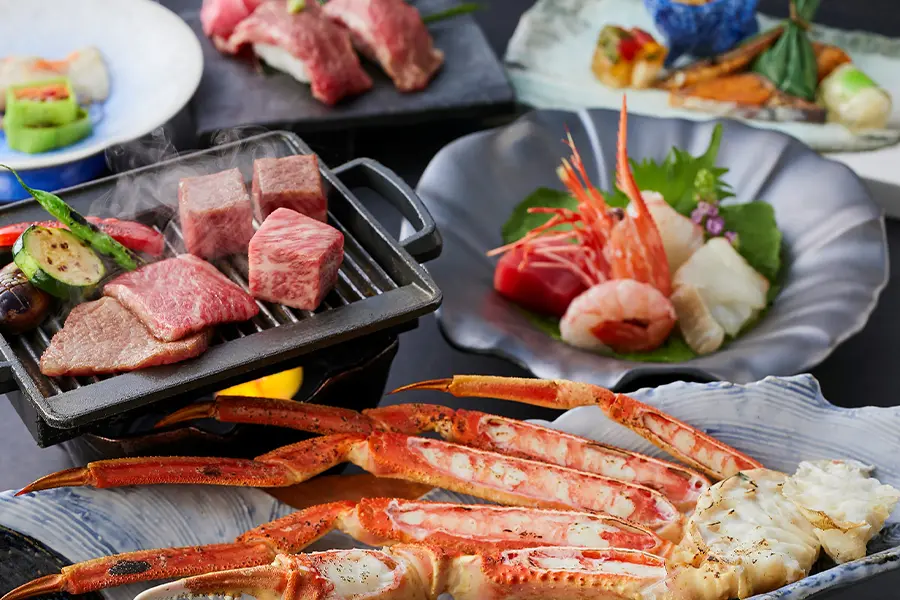 【近江牛終極懷石料理】A5等級近江牛豐盛的菜餚