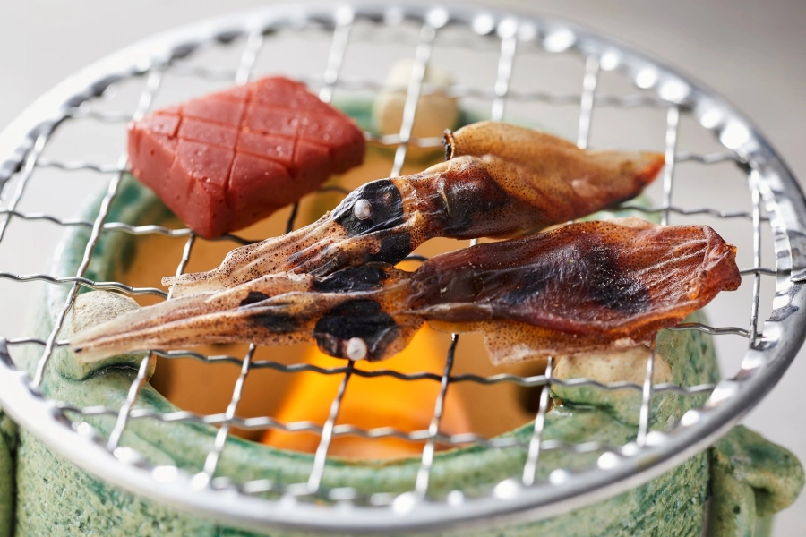 【土地の恵み会席】選べるメイン・近江牛すき焼き又は近江牛しゃぶしゃぶ