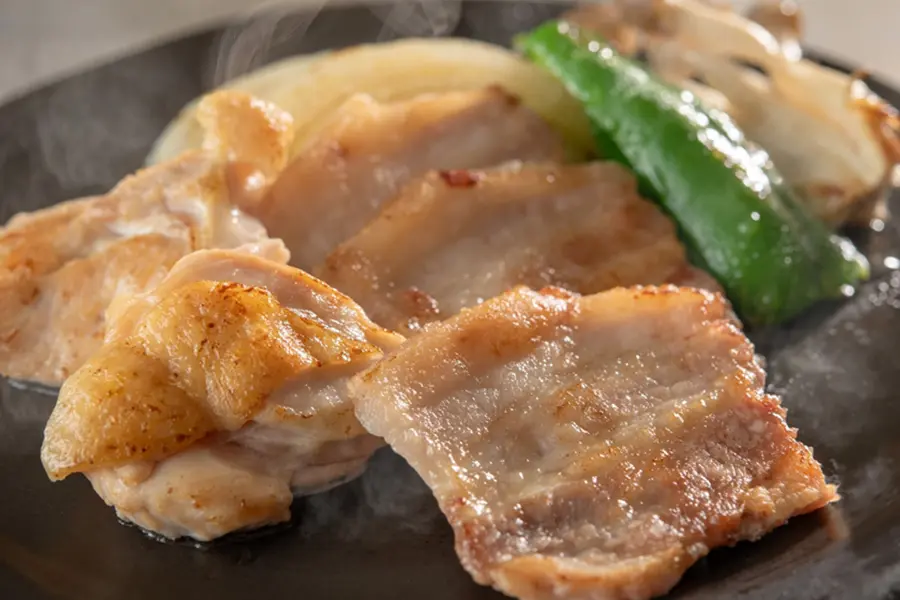 【季節の会席・春】いわいどり・白金豚陶板焼と春を感じる地物食材で岩手の味を楽しむ