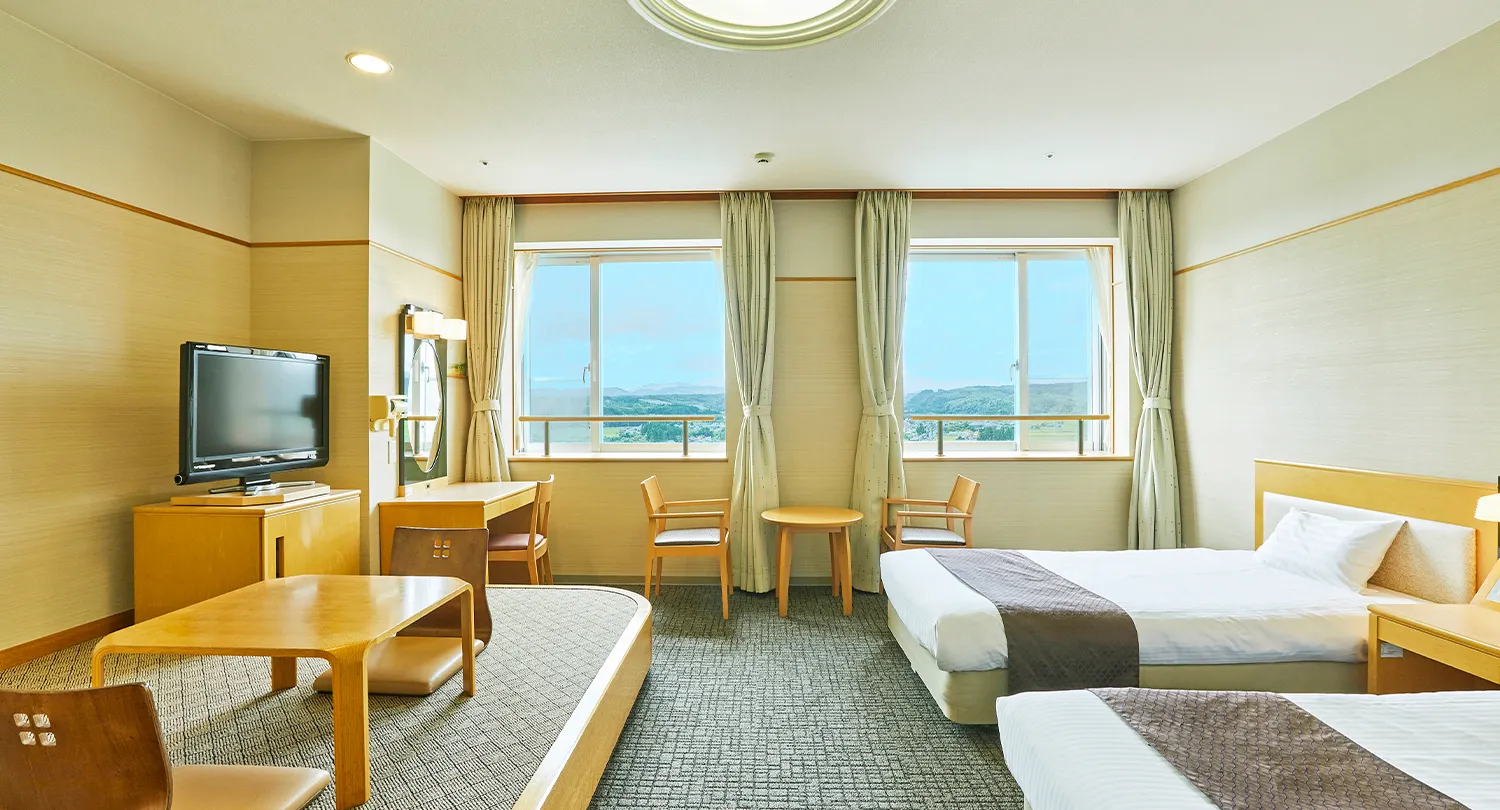 洋室ツイン（バス付）