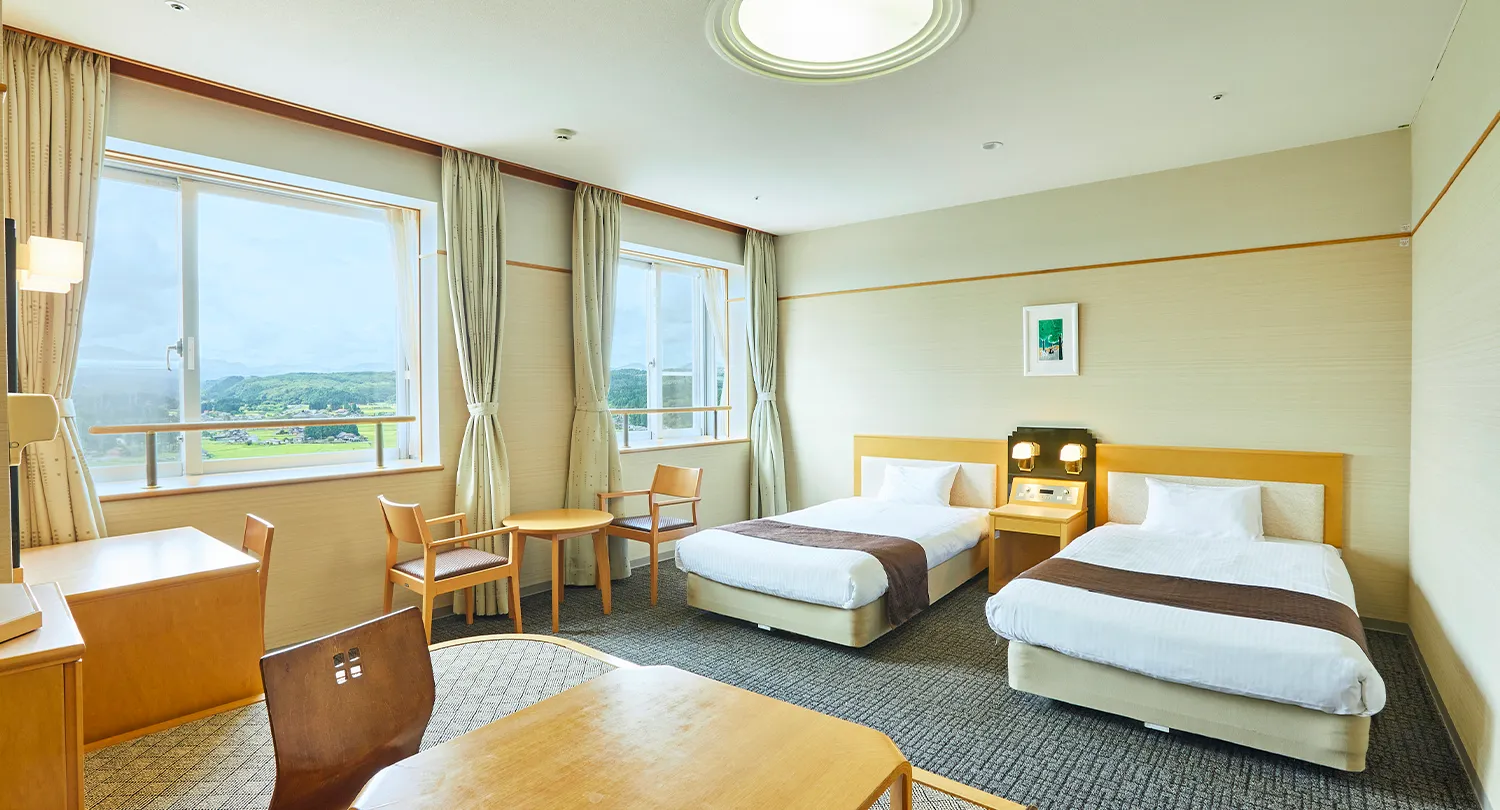 洋室ツイン（バス付）