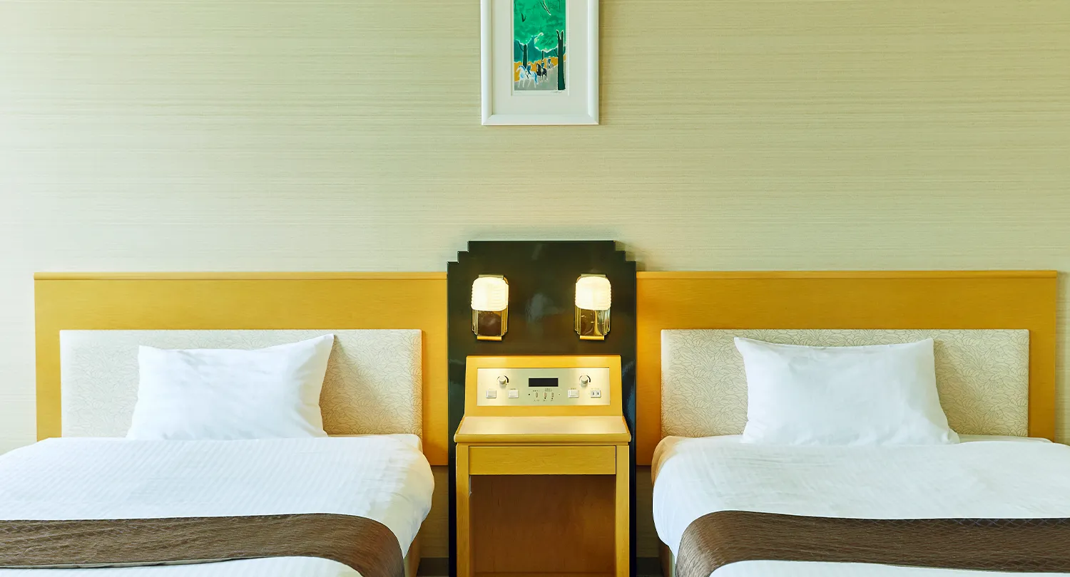 洋室ツイン（バス付）