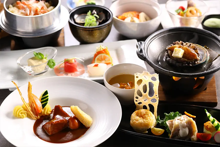 【土地の恵み会席】