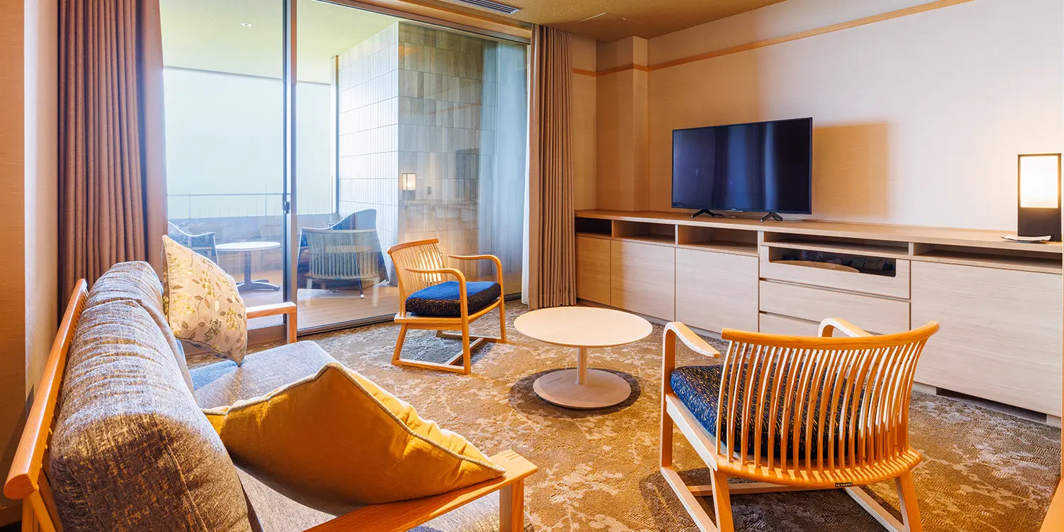 【温泉露天風呂付】デラックススイート